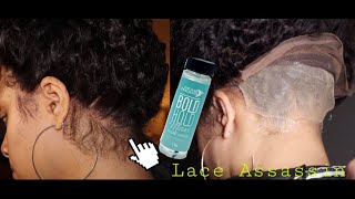 Easy Gluing 360 Wig All Around  Using New Boldhold Maxx |Lace Assassin