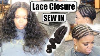 Lace Closure Sew In With The New 2X6 Lace  Closure !! Wiggins Hair