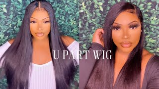How To Install A U Part Wig For Beginners | Nadula Hair | Straight U-Part Wig