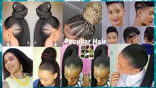 Amazing Ponytail Braided Hairstyles|Updo|Most Popular African American Hairstyles 2020|Peculiar Hair