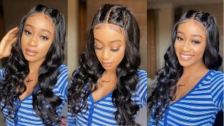  Fake Scalp 3 Part Closure Wig! | Donmily