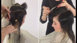 Modern Mullet Haircut For Women! Step By Step Tutorial