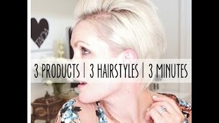 How To Style A Pixie Haircut 3 Different Ways In 3 Minutes