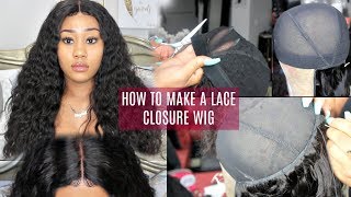 How To: Make A Lace Closure Wig (Beginner Friendly) | Lemoda Hair