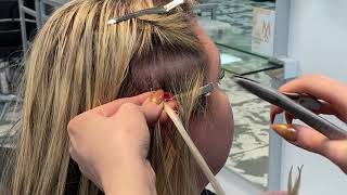 Bellami Hair Extensions Install