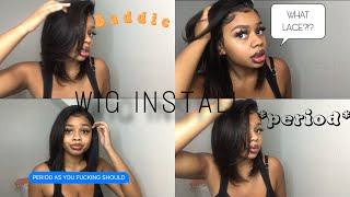 12’ Inch 13X4 Bob Wig Install | Black Owned Business!