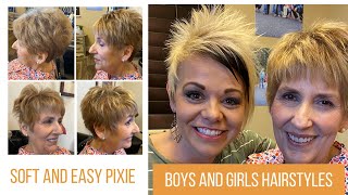Short Pixie Hairstyle For Women Over 60 - Soft And Easy Pixie