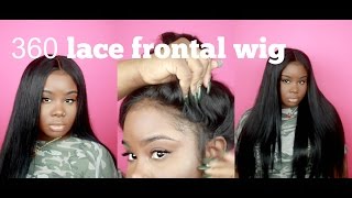 ♡ Easy 360 Lace Frontal Wig ! Uamazinghair Aliexpress