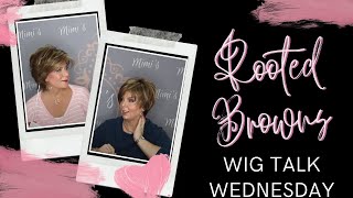 Wig Talk Wednesday!! Our Fave Rooted Brown And Brunette Synthetic Colors.
