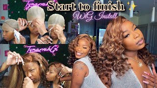 Start To Finish Wig Install  *Detailed Bald Cap Method * | #4/27  Loose Wave Unit Ft.Rpghair