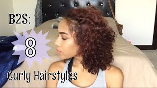 8 Short Curly Hairstyles For Back To School | Heyitsdacia