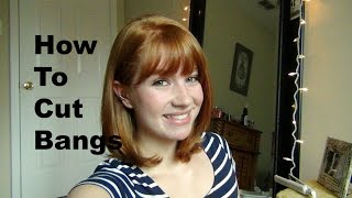 How To Cut Your Own Bangs/Fringe!