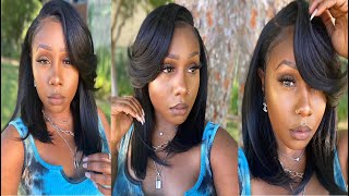 Fresh Silk Press  New - Freetress Equal Synthetic Laced Hd Lace Front Wig Ramona  Ohso805