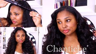 In Love!! This U-Part Wig Is Life!!! Easy Install 250% Body Wave U Part Wig | Chantiche.Com
