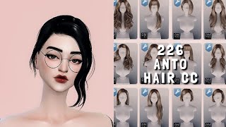 The Sims 4 | 226 Anto Female Hair Cc | + Cc Links | Showcase | #2