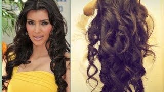 ★ Kim Kardashian Hair Tutorial | How To Curl Long Hair | Big, Sexy, Soft Curls Hairstyles \Curly