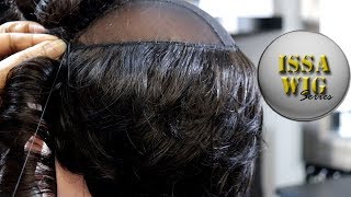 How To Make A Short Hair Lace Closure Wig |Part 2| Issa Wig Series
