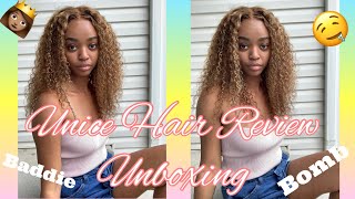 Unice Honey Blonde Wig Unboxing | Honest Review