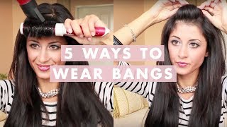 5 Different Ways To Wear Bangs