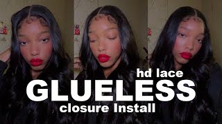 Melted 5X5 Hd Lace Closure Wig Install | Glueless Ft. Unice Hair