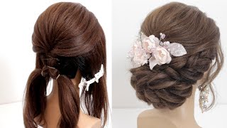Latest Bridal Hairstyle || Messy Bun || Wedding Hairstyle || Hairstyle For Girls || Easy Hairstyle