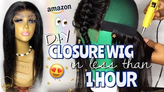 How To Make A Lace Closure Wig For Under $60  Beginner Friendly | Feat. Lemisse Hair Amazon