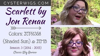 Cysterwigs Wig Review: Scarlett By Jon Renau, Colors: 27T613S8 (Shaded Sun) & 27Mb