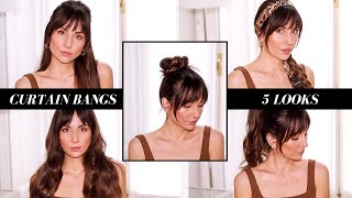 Curtain Bangs // My 5 Go To Hairstyles
