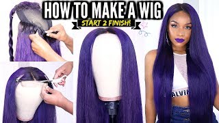 How To Make A Wig Start To Finish! | Diy Lace Closure Wig