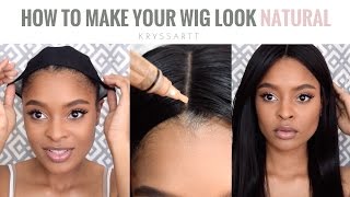 How To: Make Your Wig Look Natural + How To: Apply Wigs The Right Way | Kryssartt