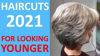 Spring Fashion Short Haircuts 2021 For Older Women 50+ 60+ 70+