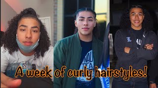 A Week Of Curly Hairstyles For Men & Women | Nando