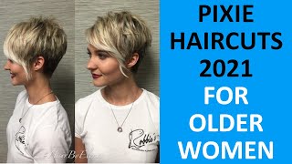 Trendy Pixie Haircuts 2021 For Women Over 40+ 50+ 60+