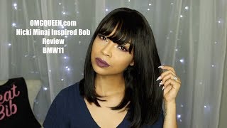 Most Affordable Wig Ever!! Virgin Brazilian Bob Wig With Bangs | Omg Queen Hair