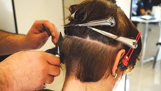 Anti Age Haircut – Fine Hair Pixie Undercut For Mature Women Over 50