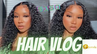Hair Vlog: Come With Me To My Hair Appointment! Easy Closure Wig Install Junoda Wig| Mckinlee Brooke