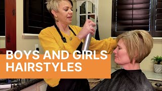 Hairstyles For Women Over 60 - Women Haircut  - A Line Hairstyle By Radona