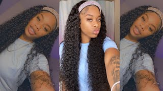 Finally 30 Inches Curly Headband Wig! Beginner Friendly | No Skilled Needed Ft. Asteria Hair