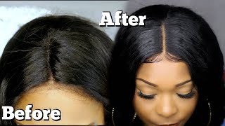 Make Your Lace  Frontal / Closure Look Like Scalp | Hairline Customization | Wig Encounters