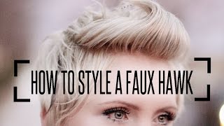 How To Style A Faux Hawk On Pixie Hair