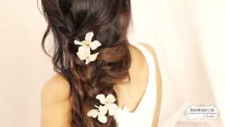 ★ Cute Cascading Curls Braids Hairstyles For Medium Long Hair Tutorial | Curly Prom Updos