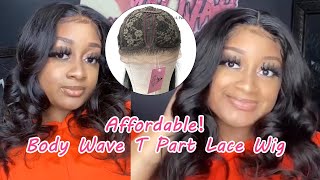 Cheap Price! Body Wave L Part T Part Lace Wig Frontal Wig Install | @Malijah Serenity Ft.Elfin Hair