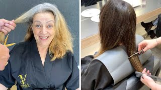 Haircuts For Over 40 | Amazing Women Hairstyles | Hair Transformations | Short Haircuts Hair Color