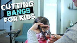 How To Cut Children'S Bangs Or Cut Your Own Bangs | Tips On How To Cut, Feather And Layer Your