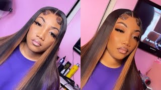 Secrets Revealed On How To Get A Flat Closure Wig Install| Frontal Look Alike Ft  Khalyi Hair