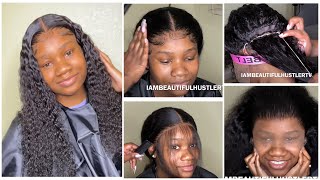 Small Forehead&Low Hairline Natural Curly Lace Wig Install|Bestlacewig