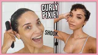 Styling My New Short Hair | Curly Pixie Cut
