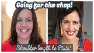 Getting A Pixie Cut - Long To Short Hair Makeover