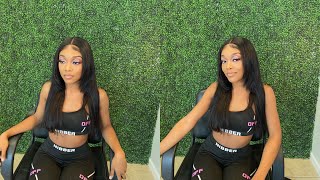 Lace Closure Wig Install  | Jet Black + Layers | Ishowbeauty Hair