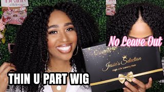 Scalp! Thin U Part Wig Tutorial+Review | Kinky Curly Wig | Jessie'S Selection 